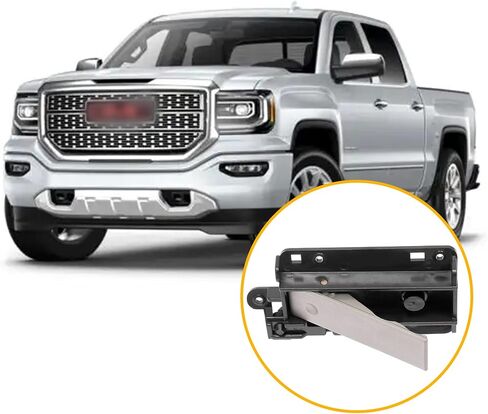 Tailgate Door Handle, Compatible with 2007-2014 Chevy Silverado & GMC Sierra, Exterior Rear Textured | Replace# 25775280, 80591 Outside Tail gate Liftgate Latch Lock in Saudi Arabia
