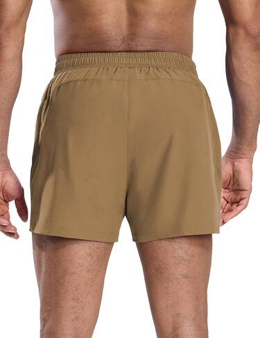 MIER 2 Pack Gym Shorts for Men Quick Dry Athletic Shorts with Brief Liner/Pockets for Running Workout Active, 3 Inch Inseam in Saudi Arabia