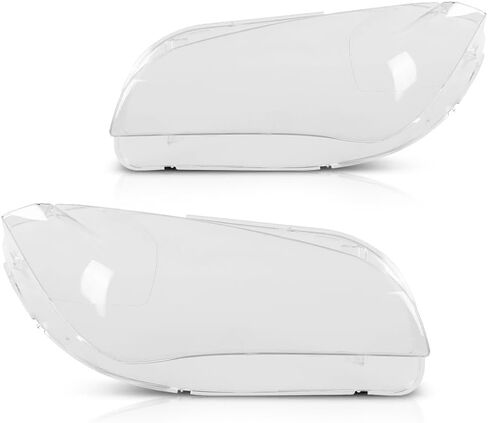 LQI Lens Lens Headlamp استبدال الغطاء اليسرى واليمين متوافق مع BMW X1 E84 2010-2015 عدسة واضحة in Kuwait