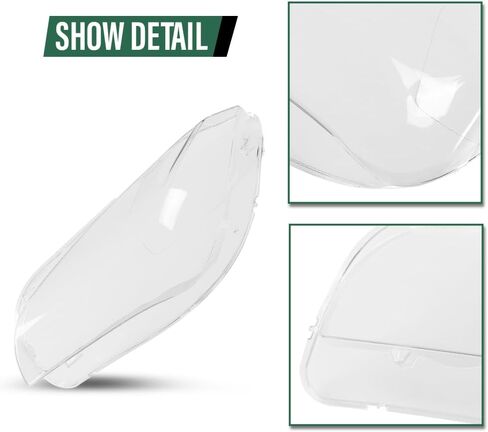 LQI Lens Lens Headlamp استبدال الغطاء اليسرى واليمين متوافق مع BMW X1 E84 2010-2015 عدسة واضحة in Kuwait