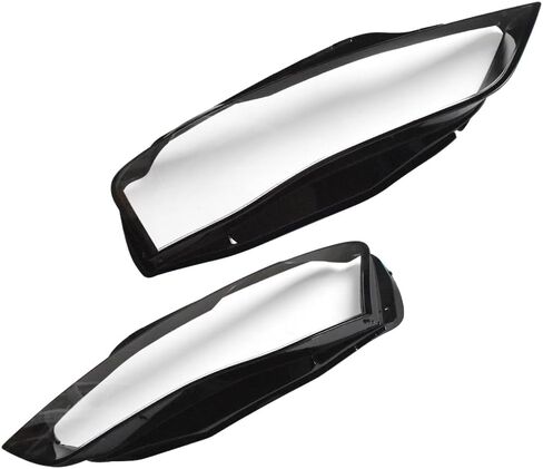 Pair Headlight Lampshade Lens Cover Fit for XC90 2004-2014, Left and Right Transparent Shell Headlamp Cover in Kuwait