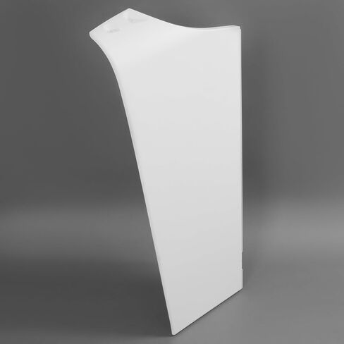 KUAFU Upper Cabin Fairing Extension Compatible with 2008-2020 Freightliner Cascadia Cab Fairing Extension Wind Air Deflector PVC Black - Driver Side in Kuwait