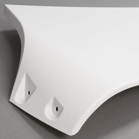 KUAFU Upper Cabin Fairing Extension Compatible with 2008-2020 Freightliner Cascadia Cab Fairing Extension Wind Air Deflector PVC Black - Driver Side in Kuwait