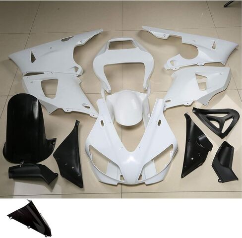TCMT Unpainted INJECTION ABS Bodywork Fairing Fits For YAMAHA YZF R1 YZF-R1 2004 2005 2006 in Saudi Arabia