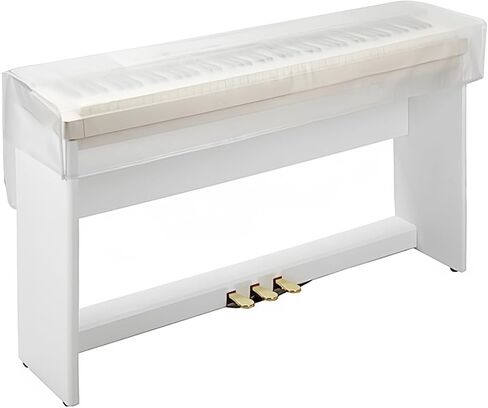 76 Keyboard Electronic Piano Dust Cover - Matte Transparent Design for Stylish Protection in Saudi Arabia