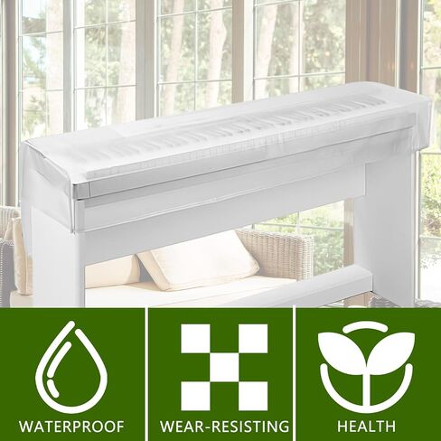 76 Keyboard Electronic Piano Dust Cover - Matte Transparent Design for Stylish Protection in Saudi Arabia