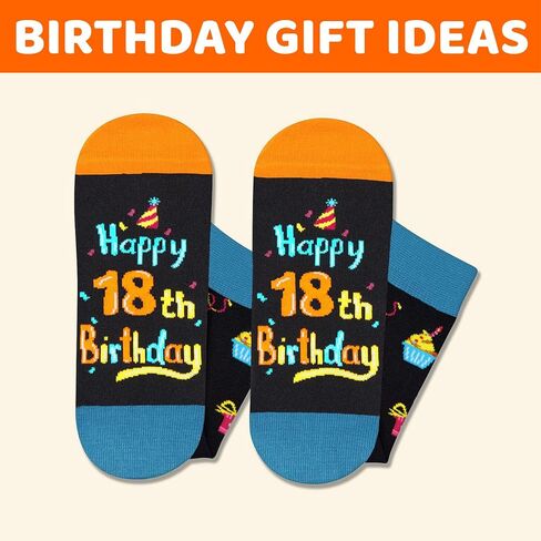 HAPPYPOP 16th Birthday Gifts Ideas Socks - Gifts for 16 Year old Boy Girl, Birthday Present for Teens Age 16 in Kuwait