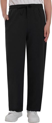 Latuza Women's Petite Lounge Pants Straight Leg Cotton Pants in Saudi Arabia