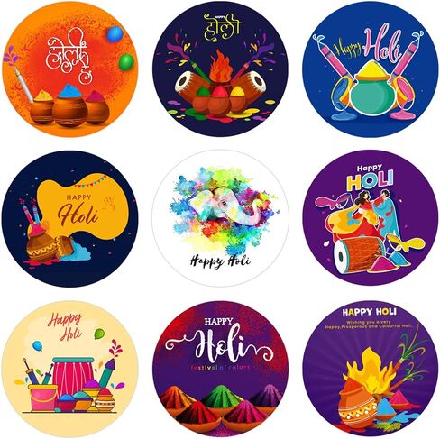 Day of The Dead Round Stickers Party Supplies Dia De Los Muertos Circle Stickers Party Decoration Day of The Dead Sugar Skull Party Favors Party Gifts Prize Goodie Bag Favors 1.5", 180 Counts in Kuwait