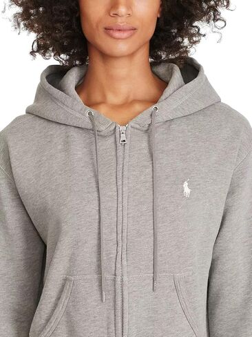 Polo Ralph Lauren Womens Full Zip Hoodie (XS, Black) in Saudi Arabia