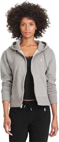 Polo Ralph Lauren Womens Full Zip Hoodie (XS, Black) in Saudi Arabia