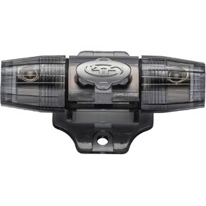 Rockford Fosgate RFFMXI Platinum Plated Maxi Inline 100A Max Fuse Holder for 4 AWG or 8 AWG Cables, Custom Tooled Solid Brass and Water-Tight Case Design in Saudi Arabia