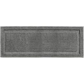 سجادة حمام حديثة كبيرة الحجم من إم ديزاين - سجادة حمام مضادة للانزلاق - سجادة حمام طويلة - سجادة أرضية حمام كبيرة الحجم قابلة للغسل في الغسالة - سجادة حمام طويلة جدًا - مجموعة هيدرا - عاجي in Kuwait