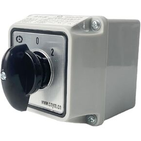 YMW26-25/2M تغيير مفتاح CAM ROTARY LW26-25A POLOS 3 بوضع مع مربع مضاد للماء عكس محرك كهربائي (التبديل مع مربع) in Saudi Arabia