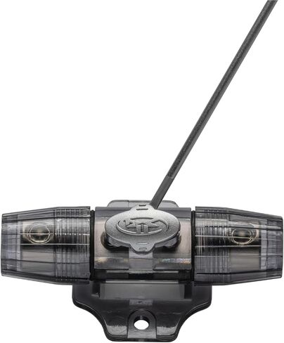 Rockford Fosgate Rffmxi Platinum Plated Maxi INLINE 100A MAX FUSE حامل لـ 4 كابلات AWG أو 8 AWG ، والنحاس الصلبة المخصصة وتصميم علبة الماء in Kuwait
