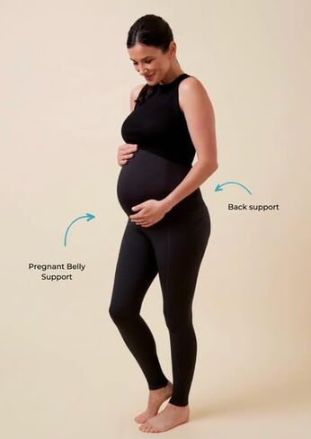 Thery Savior Amtiater Compression Leggings | على طماق الحمل البطن | الدعم والراحة in Saudi Arabia