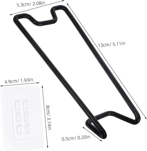 Nuobesty 6pcs إطار الصور المعدنية ذاتية اللصق يقف على إطارات إعدادات عرض لاصقة للاستخدام التجاري المنزلي in Saudi Arabia