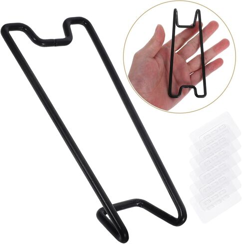 Nuobesty 6pcs إطار الصور المعدنية ذاتية اللصق يقف على إطارات إعدادات عرض لاصقة للاستخدام التجاري المنزلي in Saudi Arabia