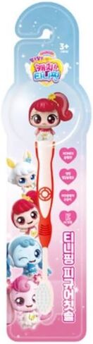 1 Count Catch Teenieping Figure Toothbrush Compact Head 6.5inches (Pink) in Saudi Arabia