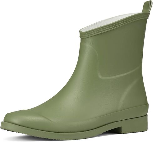 HISEA Women's Rubber Rain Boots Ankle Garden Boots for Women Short Rubber Boot Outdoor in Kuwait