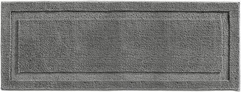 سجادة حمام حديثة كبيرة الحجم من إم ديزاين - سجادة حمام مضادة للانزلاق - سجادة حمام طويلة - سجادة أرضية حمام كبيرة الحجم قابلة للغسل في الغسالة - سجادة حمام طويلة جدًا - مجموعة هيدرا - عاجي in Kuwait