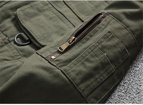 FULBHPRINT Men camouflageMilitary Outerwear Army Thicken Fleece Windbreaker Coat Wear-Resistant Work Jacket in Saudi Arabia