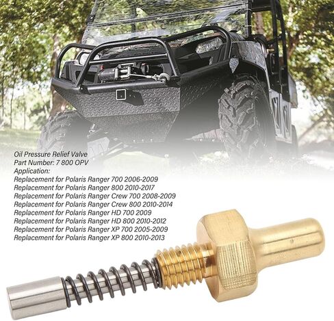 Pressure Guard Oil Pressure Relief Valve Compatible with Polaris Ranger 700, Polaris Ranger 800 2010‑2017,Polaris Ranger Crew 700 in Saudi Arabia