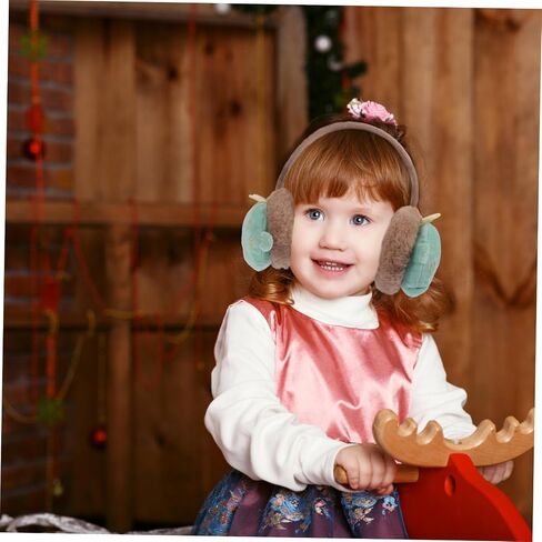 SAFIGLE 1pc Lovely Plush Earmuff Stretchable Ear Shield for Boys and Girls Warm Ear Adorable Soft and Comfortable Accessory in Saudi Arabia