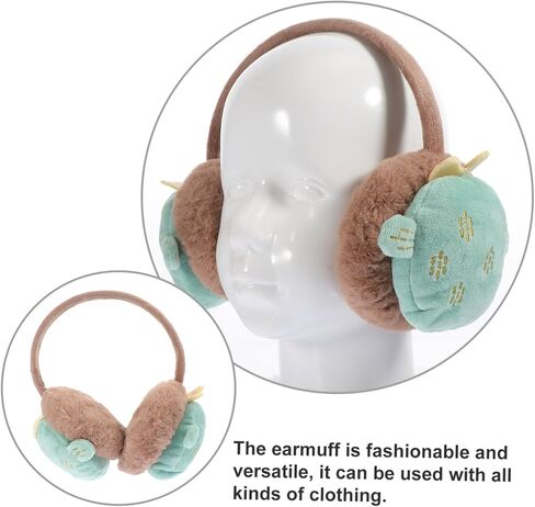 SAFIGLE 1pc Lovely Plush Earmuff Stretchable Ear Shield for Boys and Girls Warm Ear Adorable Soft and Comfortable Accessory in Saudi Arabia