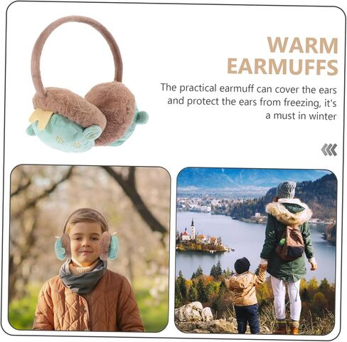 SAFIGLE 1pc Lovely Plush Earmuff Stretchable Ear Shield for Boys and Girls Warm Ear Adorable Soft and Comfortable Accessory in Saudi Arabia
