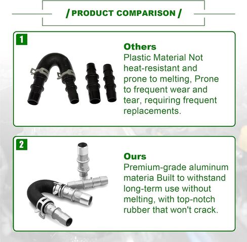 626-001 محرك سخان المحرك مجموعة الالتفافية و 5/8 "3/4" خرطوم متوافقة مع خراطيم السخان الأكثر شيوعا in Kuwait