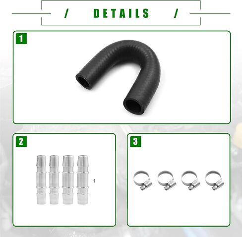 626-001 محرك سخان المحرك مجموعة الالتفافية و 5/8 "3/4" خرطوم متوافقة مع خراطيم السخان الأكثر شيوعا in Kuwait