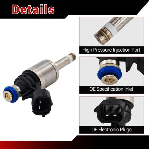 حاقن الوقود 16600-6KA0A مجموعة من 6 متوافقة مع NISSAN 2016-2020 Pathfinder Infiniti JX35 QX60 3.5L استبدال# 166006KA0A FJ1548 in Saudi Arabia