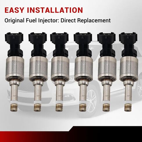 حاقن الوقود 16600-6KA0A مجموعة من 6 متوافقة مع NISSAN 2016-2020 Pathfinder Infiniti JX35 QX60 3.5L استبدال# 166006KA0A FJ1548 in Saudi Arabia