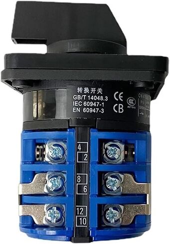 Motor Reversing LW26 LW28 YMW26-32A 5.5N/3 Manual Electrical Changeover Rotary Cam Switch Three Poles Sliver Contacts in Saudi Arabia
