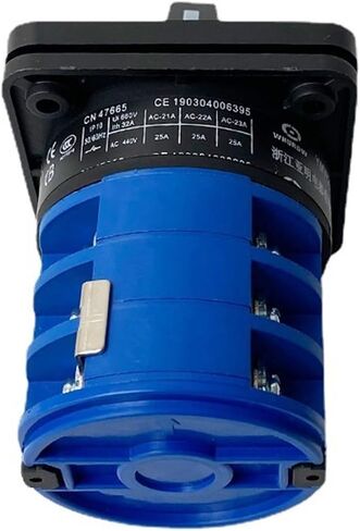 Motor Reversing LW26 LW28 YMW26-32A 5.5N/3 Manual Electrical Changeover Rotary Cam Switch Three Poles Sliver Contacts in Saudi Arabia