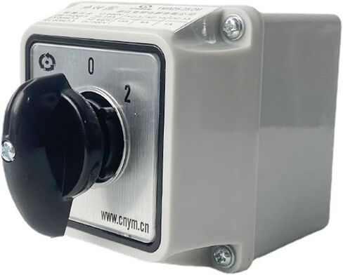 YMW26-25/2M تغيير مفتاح CAM ROTARY LW26-25A POLOS 3 بوضع مع مربع مضاد للماء عكس محرك كهربائي (التبديل مع مربع) in Saudi Arabia