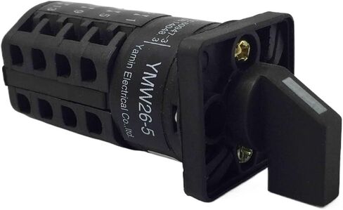 Electric YMW26-5/4 Control Switch 4 Knots 5A 3 Position Universal Changeover Rotary cam Switch interruptor in Saudi Arabia