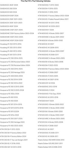 TUSK طي التحول رافعة أسود/برتقالي نصيحة لـ KTM 450 EXC 4-Stroke 2003-2007 in Kuwait
