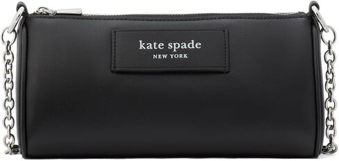 Kate Spade New York Label Smooth Leather Pochette in Saudi Arabia