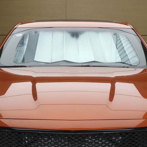 Favomoto Car Windshield Sun Shown ، Windows Universal Front Windshield Sun Shade للسيارات قابلة للطي للسيارات ذات الأوتار التيار in Saudi Arabia