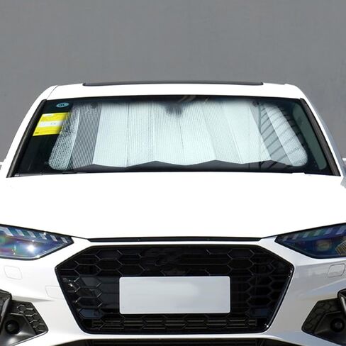 Favomoto Car Windshield Sun Shown ، Windows Universal Front Windshield Sun Shade للسيارات قابلة للطي للسيارات ذات الأوتار التيار in Saudi Arabia