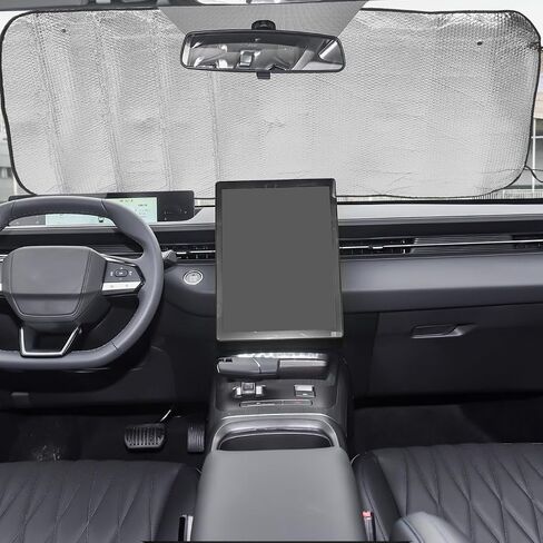 Favomoto Car Windshield Sun Shown ، Windows Universal Front Windshield Sun Shade للسيارات قابلة للطي للسيارات ذات الأوتار التيار in Saudi Arabia