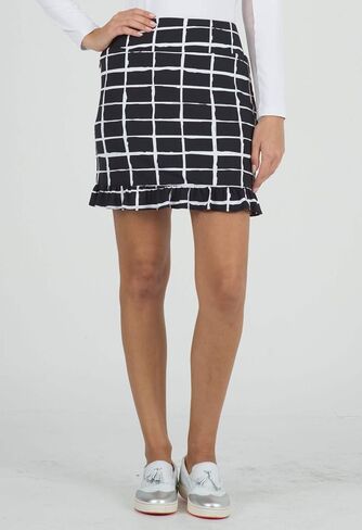 Ibkul Athleisure Wear Upf 50+ Icefil التبريد التقنية Cordova طباعة الكشكش تقليم الجيوب W - 19495 in Saudi Arabia
