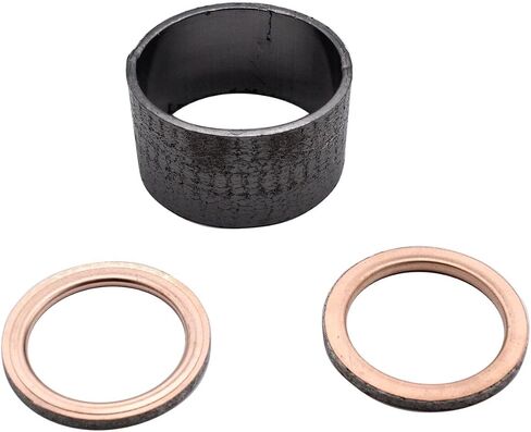 6 pcs/2 set SHLPDFM Exhaust Pipe Muffler Gaskets Compatible with Yamaha Rhino 660 YXR660F 4X4 2004-2007 in Saudi Arabia