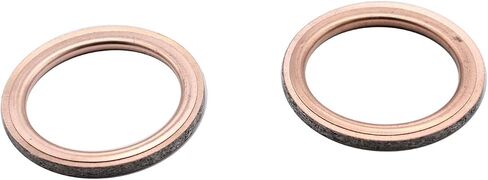 6 pcs/2 set SHLPDFM Exhaust Pipe Muffler Gaskets Compatible with Yamaha Rhino 660 YXR660F 4X4 2004-2007 in Saudi Arabia