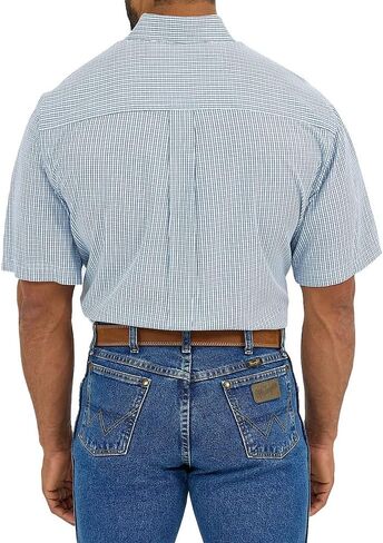 Wrangler Men's George Strait Blue Shirt Blue L in Saudi Arabia