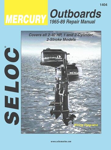 دليل Sierra International SELOC 18-01404 Mercury Outboards إصلاح 1965-1989 2-40 HP 1-2 Model 2 Stroke in Saudi Arabia