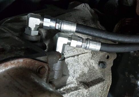 (06-10) 5/8 "خطوط برودة نقل ID خراطيم ل Duramax Chevy GMC LBZ LMM 6.6L مع Allison in Saudi Arabia