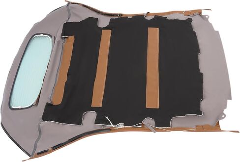 قمة قابلة للتحويل قمة ناعمة متوافقة مع 2004-2009 Toyota Solara اللون الأسود مع النوافذ الزجاجية الصافية Sailcloth فينيل استبدال سقف ناعم in Kuwait